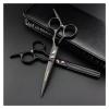RWRAPS 6.0-Inch Black Professional Hair-Cutting and Thinning Shears Set, Without Case view 2