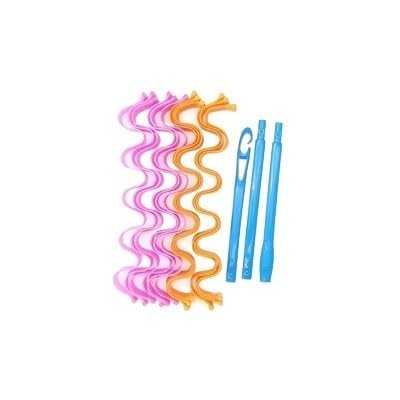 10/12-Piece No-Heat Hair Curlers, 45 cm Water Wave