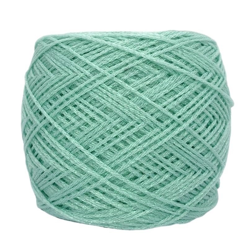 100 g Gold and Silver Thread for DIY Knitting (Light Green)