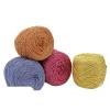 LiuliuBull 100 g Handmade DIY Knitting Wool with Hollow Cotton Crochet Hook (Light Green) view 2