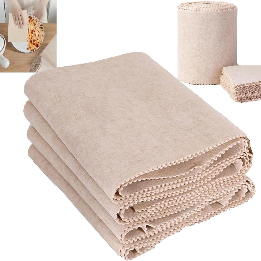 Cut-to-Size Luffa Cleaning Cloth, Lint-Free, 5 m
