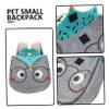 FOMIYES Dog Backpack for Small Dogs view 2