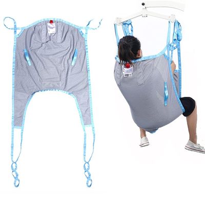 BLUEZY Patient Lift Sling with Toileting Opening, Split-Leg Design, Large