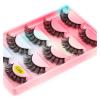 UAMOU Mink Lashes Bulk 5 Pairs, Natural Long 3D False Eyelashes, Fluffy Makeup Lashes, Cheerfully (Color: G405; Size: 20 Boxes/100 Pairs) view 3