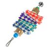 DOITOOL Colorful Parrot Toy with Braided Tube view 1