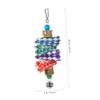 DOITOOL Colorful Parrot Toy with Braided Tube view 2