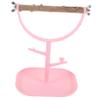 DOITOOL Portable Plastic and Wood Bird Stand with Claw-Grinding Function for Parrots and Budgies view 1