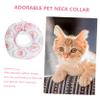 Housoutil 2-Piece Cat Collar, Soft Adjustable Recovery Cone, Breathable and Durable, for Kittens and Small Pets view 3