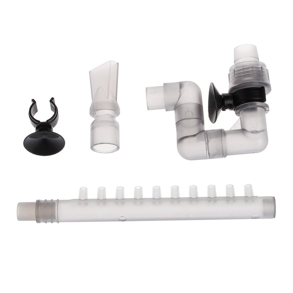 Canister Filter Outlet Rain Pipe Aquarium External Filter Accessory with Suction Cups