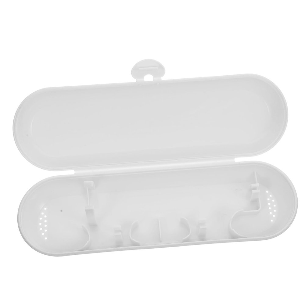 Portable White PP Electric Toothbrush Case for Travel