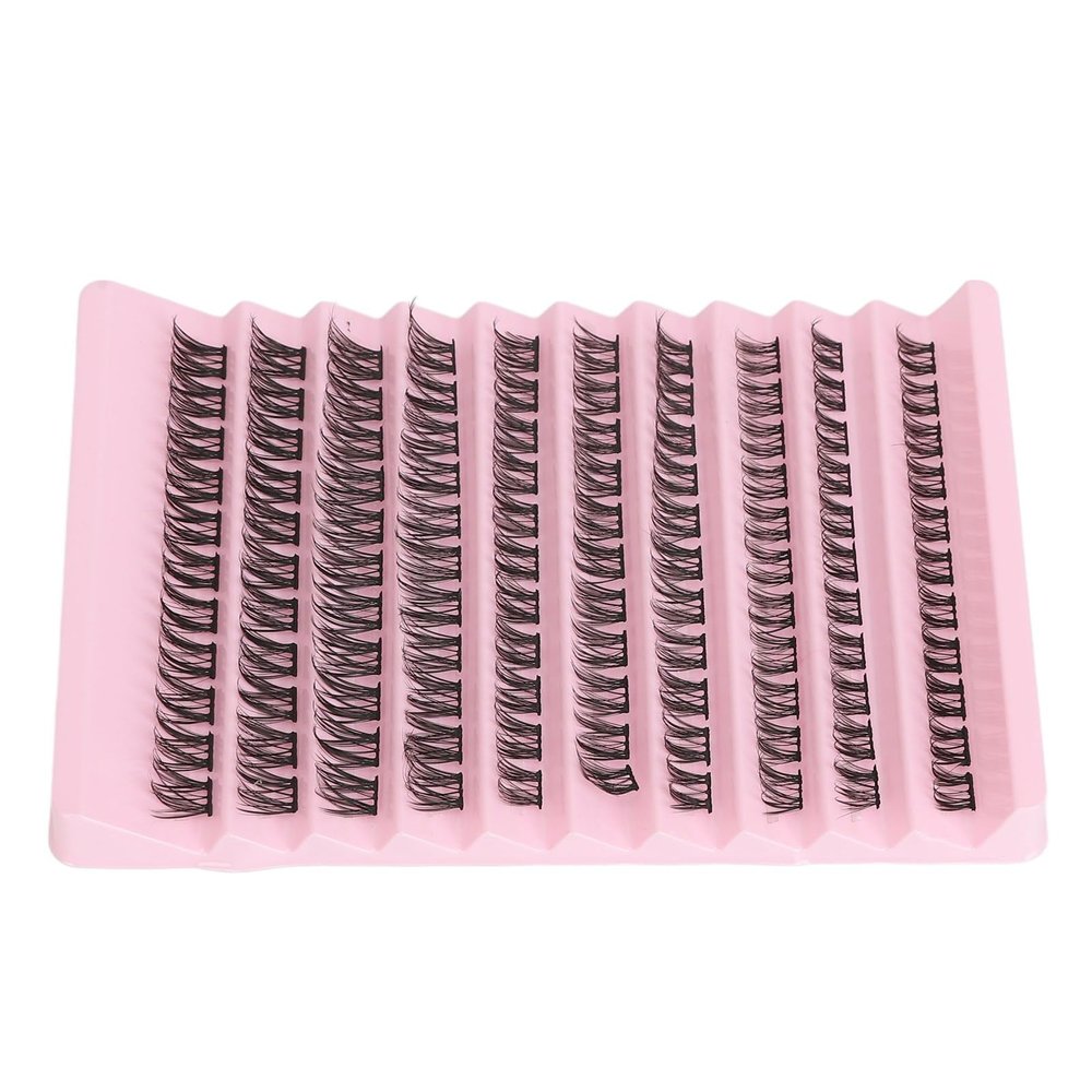 Thick, Curly Individual Eyelashes with Strong Adhesive (DIY-SET-001)