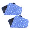 Mateju 2-Pack Reusable Puppy Pads, Washable Dog Training Pads, 50 x 70 cm, Blue view 1