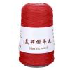 LiuliuBull 100 g Merino Wool, 48-Count Hand-Knitted Woven Scarf, Pure Wool and Cashmere (Red) view 1