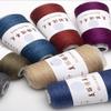LiuliuBull 100 g Merino Wool, 48-Count Hand-Knitted Woven Scarf, Pure Wool and Cashmere (Red) view 3