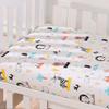 Odot Fitted Sheet for Baby Crib and Stroller Mattress, Soft Cotton, Zebra, 100 x 56 x 6 cm view 1