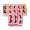 UAMOU Mink Lashes, 3D Natural Fluffy False Eyelashes, 100 Pairs, Pink view 1