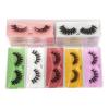 UAMOU Mink Lashes, 3D Natural Fluffy False Eyelashes, 100 Pairs, Pink view 3