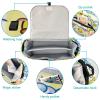 GuoChe Stroller Organizer Bag with Cup Holders, Yellow Duck Pink Hearts Bubbles view 2