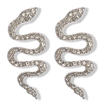 2-Piece 3D Snake Nail Charms