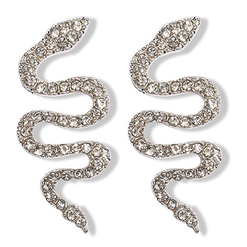 2-Piece 3D Snake Nail Charms