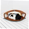 Housoutil 2-Piece Small-Animal Hammock Bed with Tunnel Design view 3