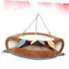 Housoutil 2-Piece Small-Animal Hammock Bed with Tunnel Design view 4