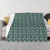 HAHAFU Customizable Printed Flannel Dog Blanket view 1