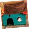 DOITOOL 3-Piece Hanging Cozy Hammock and Soft Tunnel for Hamsters, Chinchillas, and Small Pets view 3