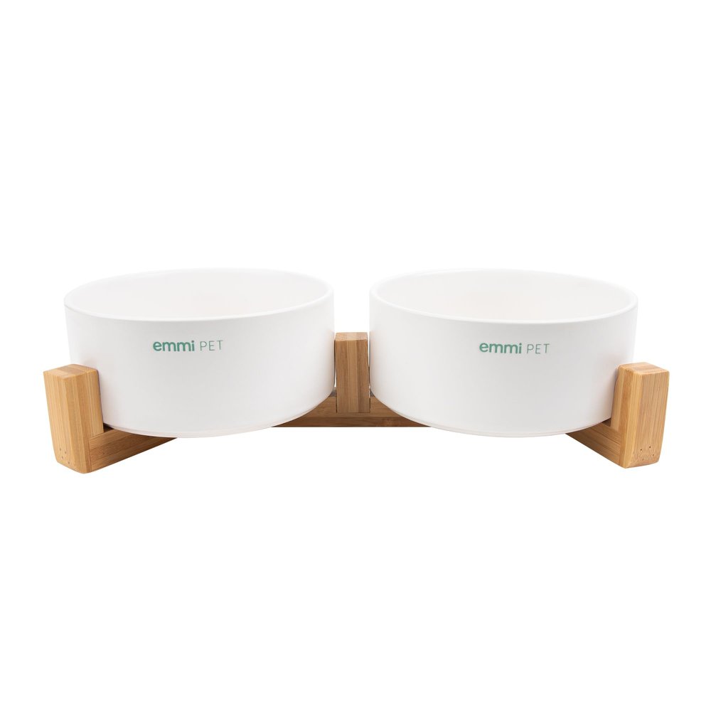 Emmi-pet Ceramic Bowls, Set of 2
