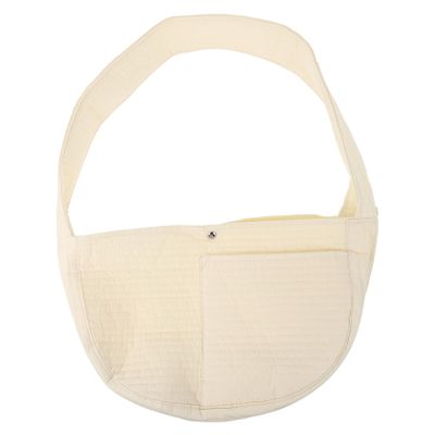 Housoutil 2-Piece Pet Sling Carrier for Dogs and Cats, Comfortable Shoulder Bag, Beige