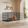 Feandrea Heavy-Duty Dog Crate, 122 x 75 x 80 cm, Ink Black, PPD006B01 view 3