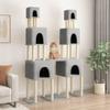 LAPOOH Cat Tree with Sisal Scratching Posts, Light Gray, 199 cm view 1