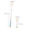 PartyKindom 2-Piece Adjustable Stainless Steel Back Scratchers, Practical Scratching Aid for Itching and Tension, Durable and Comfortable for Daily Use view 2
