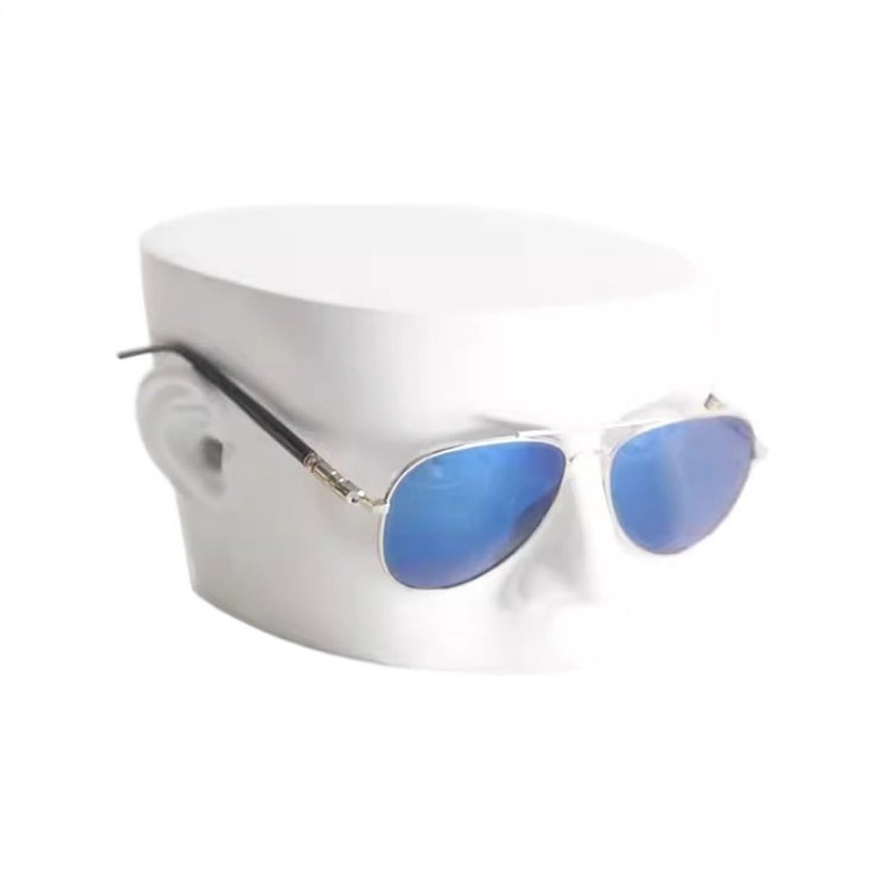 White Resin Eyeglass Display Stand, Head-Shaped