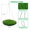 FlidRunest Large Bird Foraging Swing with Natural Grass Hammock view 4