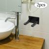 AlpenLife Basics 2-Pack Wall-Mounted Hair Dryer Holders, Styling Tool Organizer for Home and Hotels view 4