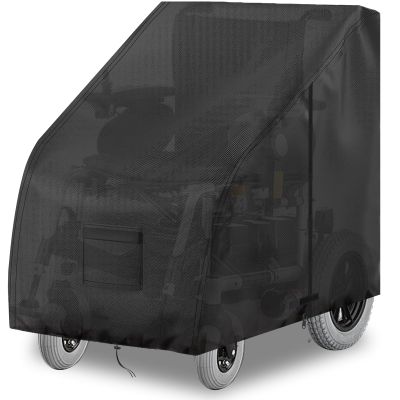 YBYHFAA Manual Wheelchair Cover, 100% Waterproof 600D Oxford, Black