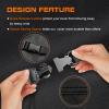 YBYHFAA Manual Wheelchair Cover, 100% Waterproof 600D Oxford, Black view 3