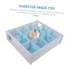 Hamster Maze Tunnel, Blue Toy for Small Rodents view 2