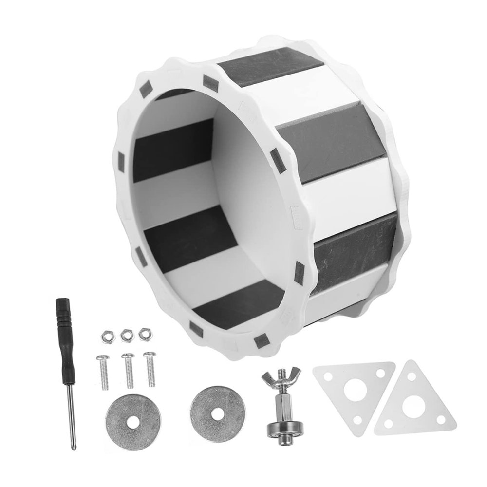 Black 17 cm Hamster Wheel with Steel Axle for Small Pets