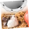Black 17 cm Hamster Wheel with Steel Axle for Small Pets view 2