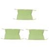 Housoutil 3-Piece Green Cat Hammock Set with Spring Clips view 1