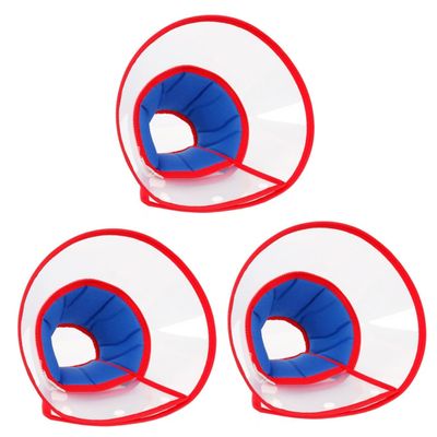 Housoutil 3-Piece Adjustable Recovery Cone for Dogs and Cats