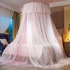 IxapA Girls' Bed Canopy, Double-Layer Transparent Mesh Dome Curtain for Twin, Full, Queen, and King Beds view 1