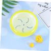 18 cm Hamster Wheel with Stand, Yellow Plastic Exercise Wheel view 4