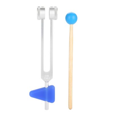136.1 Hz Aluminum Alloy Tuning Fork Instrument Set for Sound Healing and Vibration Therapy