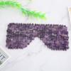 Cooling Jade Stone Eye Mask, Gel Mask for Puffy Eyes, Migraine Headaches, Tired Eyes, Dark Circles and Sinus Pain (Amethyst) view 3