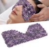 Cooling Jade Stone Eye Mask, Gel Mask for Puffy Eyes, Migraine Headaches, Tired Eyes, Dark Circles and Sinus Pain (Amethyst) view 4