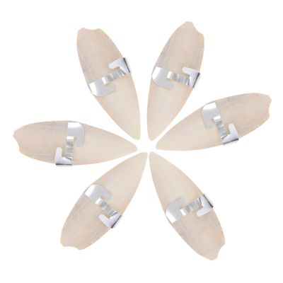 Housoutil Cuttlebone Chew Toys, 6 Pieces with Metal Holders
