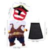 Angoily Pirate Costume with Hat for Cats and Dogs S view 3